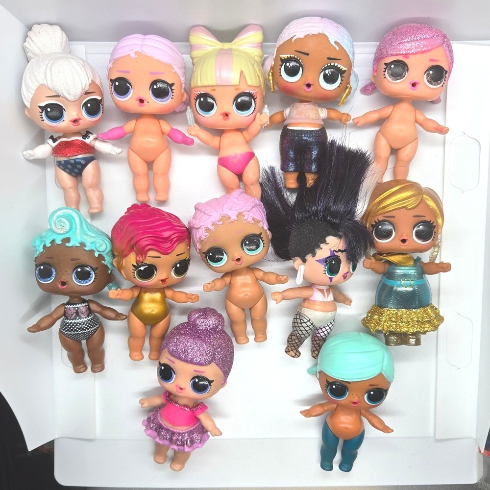 Lot of 12 L.O.L. Surprise! Dolls Assorted Mini Figures Collectible Toys